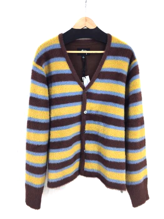 Stussy（ステューシー） HORIZONTAL STRIPE CARDIGAN メンズ トップス
