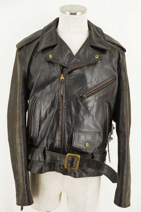 AEROLEATHER (エアロレザー) ホースレザーライダースジャケット メンズ アウター