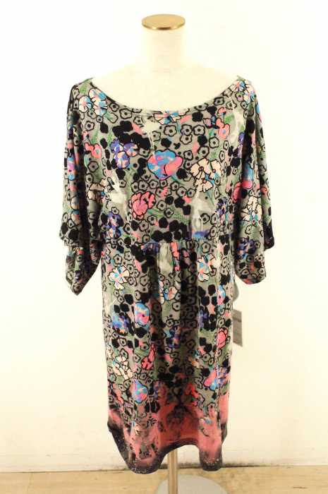 TSUMORI CHISATO （ツモリチサト） 11SS 花柄キモノスリーブワンピース レディース ワンピース