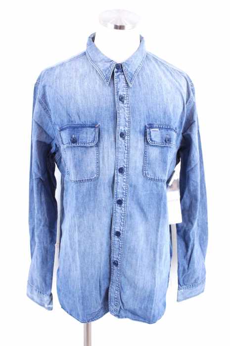 RRL RALPH LAUREN （ダブルアールエル ラルフローレン） USED加工デニムボタンシャツ メンズ トップス
