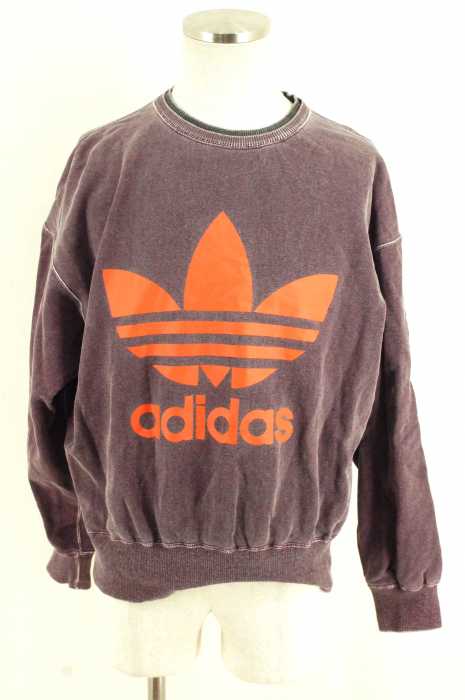adidas (アディダス) デサント製 プルオーバースウェットトップス メンズ トップス