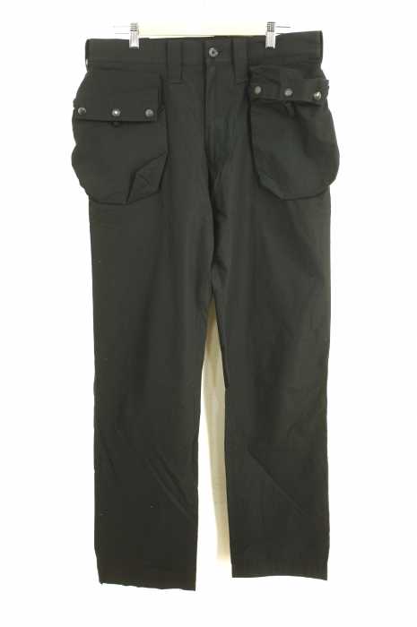 Yohji Yamamoto POUR HOMME (ヨウジヤマモトプールオム) 撥水コットン立体ポケットワイドパンツ メンズ パンツ