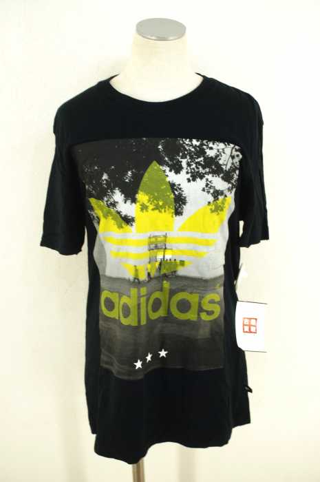adidas Originals （アディダスオリジナルス） トレフォイル柄プリントTシャツ レディース トップス