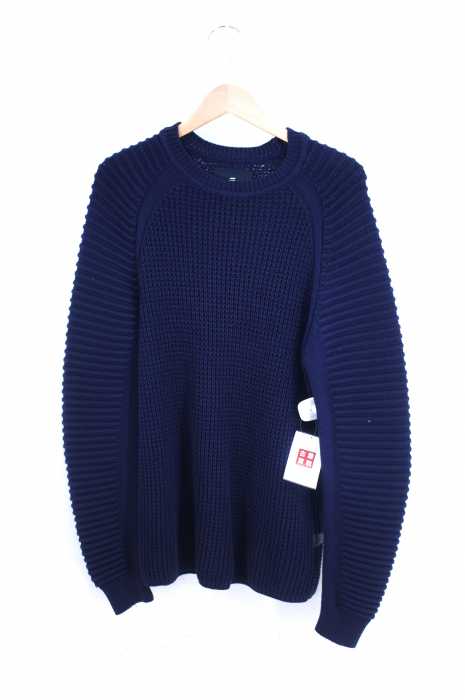 G-STAR RAW （ジースターロー） SUZAKI R KNIT タグランワッフルニット メンズ トップス