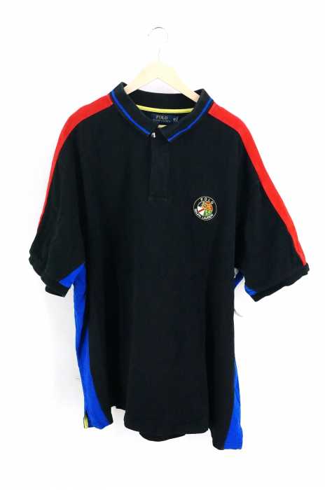 Polo by RALPH LAUREN （ポロバイラルフローレン） ハーフジップ鹿の子半袖ポロシャツ メンズ トップス