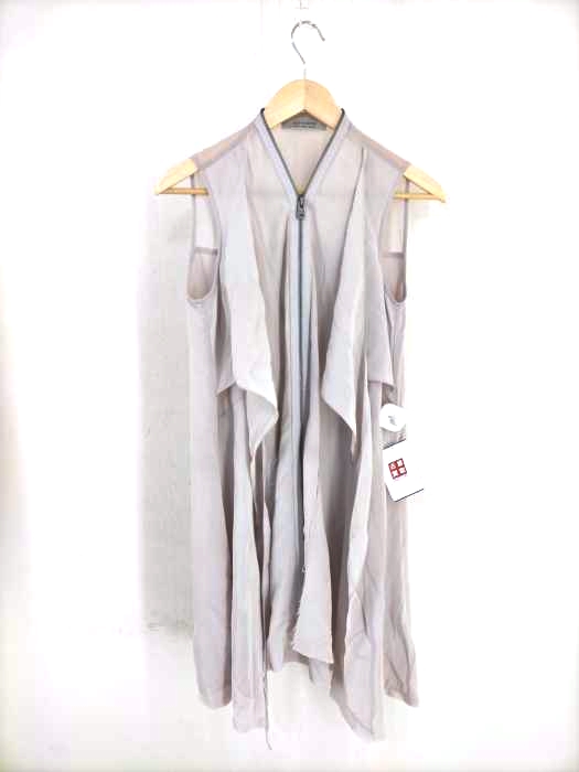 ALLSAINTS（オールセインツ） フルジップシルクノースリーブワンピース レディース ワンピース