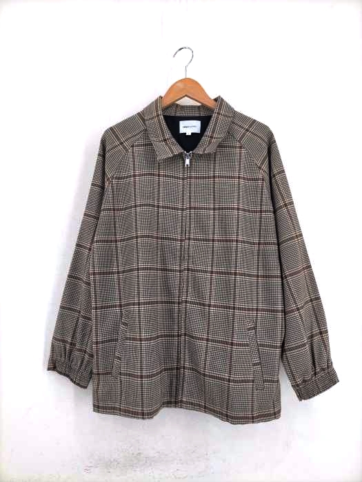 EMMA CLOTHES（エマクローズ） チェック柄ブルゾンジャケット 