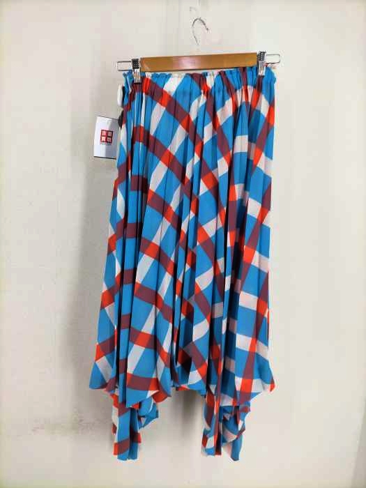 ISSEY MIYAKE(イッセイミヤケ) 20SS チェック柄 プリーツスカート レディース スカート