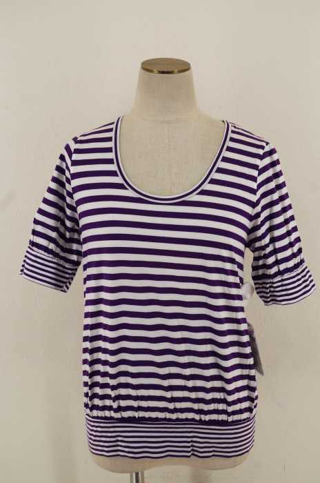 UNITED ARROWS green label relaxing （ユナイテッドアローズグリーンレーベルリラクシング） Uネックボーダーtシャツ レディース トップス