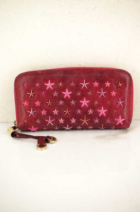 JIMMY CHOO （ジミーチュウ） フィリパ スタースタッズラウンドジップウォレット FILIPA CST 長財布 レディース 財布・ケース