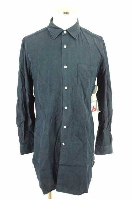 PESTER (ぺスター) シルク混ボタンロングシャツ メンズ トップス