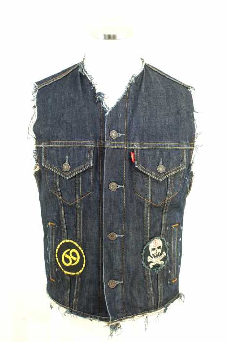 Levi's (リーバイス) 70S デニムボアベスト オレンジタブ メンズ トップス