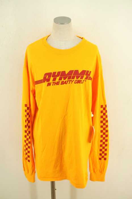 Aymmy in the batty girls (エイミーインザバッティーガール) 袖プリントロンT レディース トップス