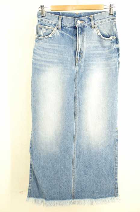 X-girl （エックスガール） SIDE SLIT SKIRT サイドスリットデニムスカート レディース スカート