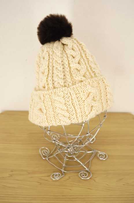 HIGHLAND2000（ハイランド） フェイクファーポンポン付きBOBCAP レディース 帽子