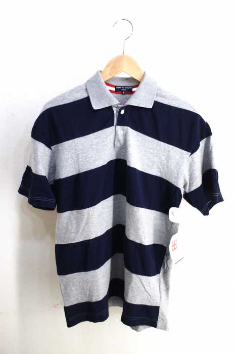 COMME des GARCONS HOMME (コムデギャルソンオム) AD2007 ボーダーポロシャツ メンズ トップス