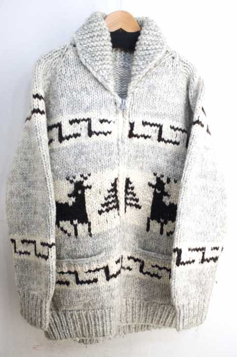 USED古着 （ユーズドフルギ） カナダ製 カウチンニットカーディガン  