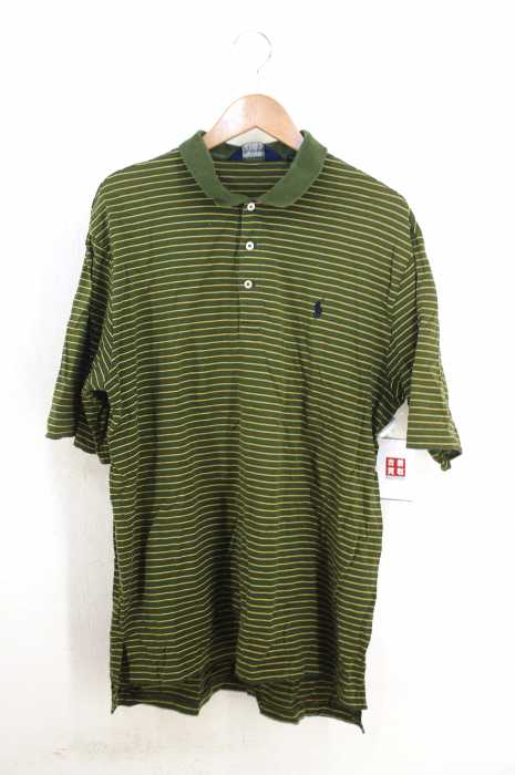 POLO GOLF RALPH LAUREN（ポロゴルフラルフローレン） ポニー刺繍ボーダーポロシャツ メンズ トップス