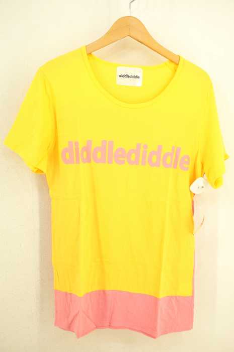 diddlediddle (ディドゥルディドゥル) 切替ロゴプリントクルーネックTee メンズ トップス