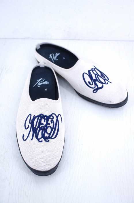 NEEDLES ニードルズ ベルベットミュール【試着のみ 希少サイズ44