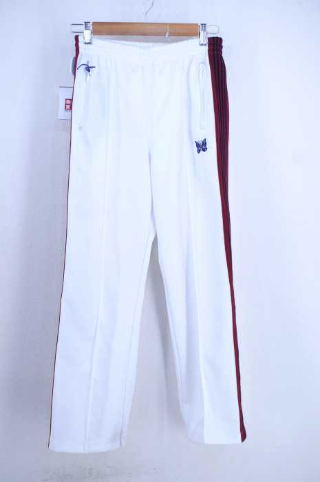 Needles （ニードルス） Track Pant Poly Smooth White メンズ パンツ