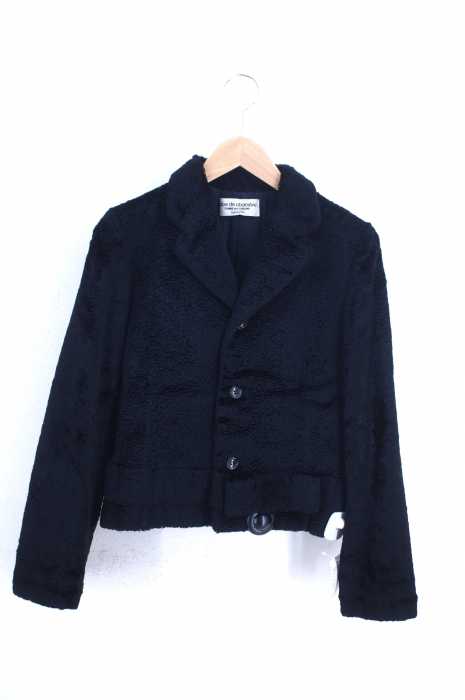 robe de chambre COMME des GARCONS（ローブドシャンブルコムデギャルソン） 3Bベルベットショートジャケット レディース アウター