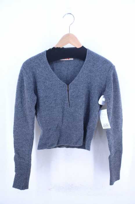 BACCA （バッカ） 18AW カシミヤ混ハーフジップVネックニット レディース トップス