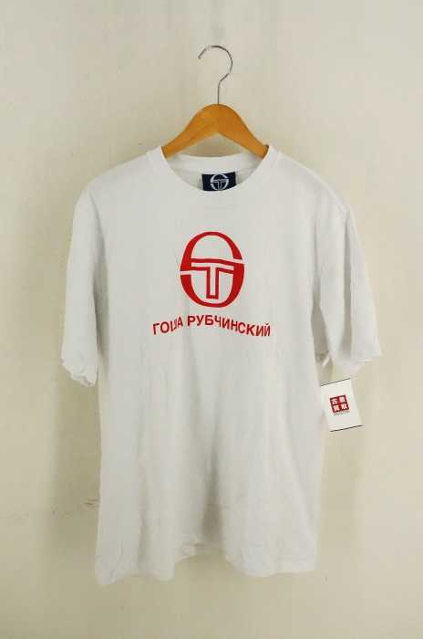 Gosha Rubchinskiy x Sergio Tacchini（ゴーシャラブチンスキー セルジオタッキーニ） 17SS Sergio Tacchini S/S Tee ロゴプリントTシャツ メンズ トップス
