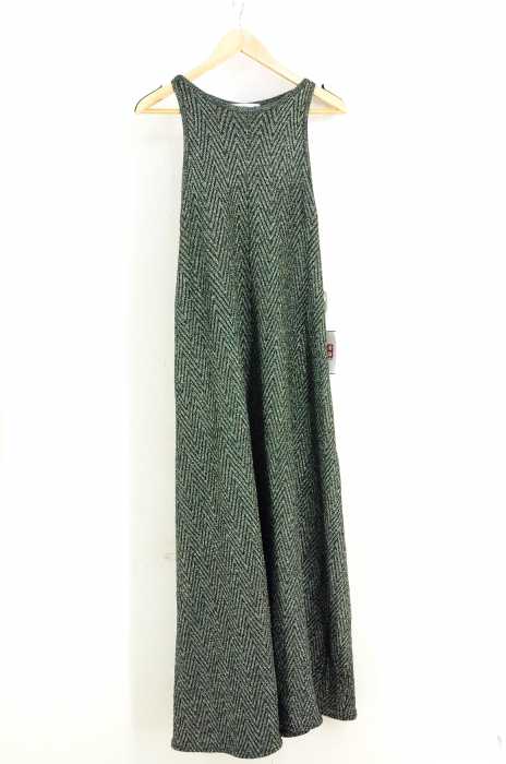 ZARA KNIT（ザラニット） ラメ糸ノースリーブマキシワンピース レディース ワンピース