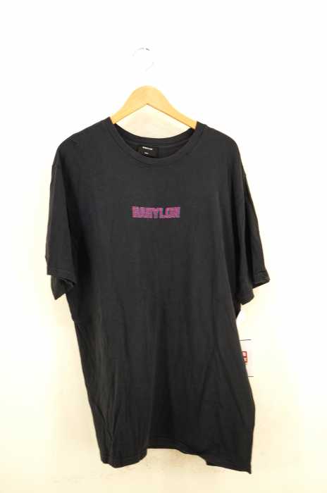 BABYLONE（バビロン） EXCESSIVE FORCE TEE ネオンロゴプリントTシャツ メンズ トップス