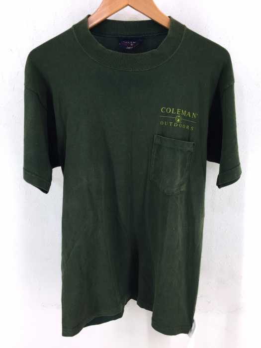 COLEMAN（コールマン） 90年代　USA製　背面プリント　ポケットTシャツ メンズ トップス