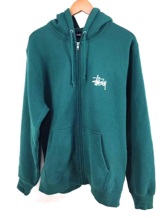 Stussy（ステューシー） ロゴバックプリント フルジップパーカー メンズ トップス