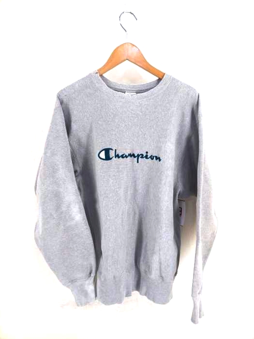 Champion(チャンピオン) 90S 後期 REVERSE WEAVE 刺繍タグ ロゴ刺繍 スウェット メンズ トップス