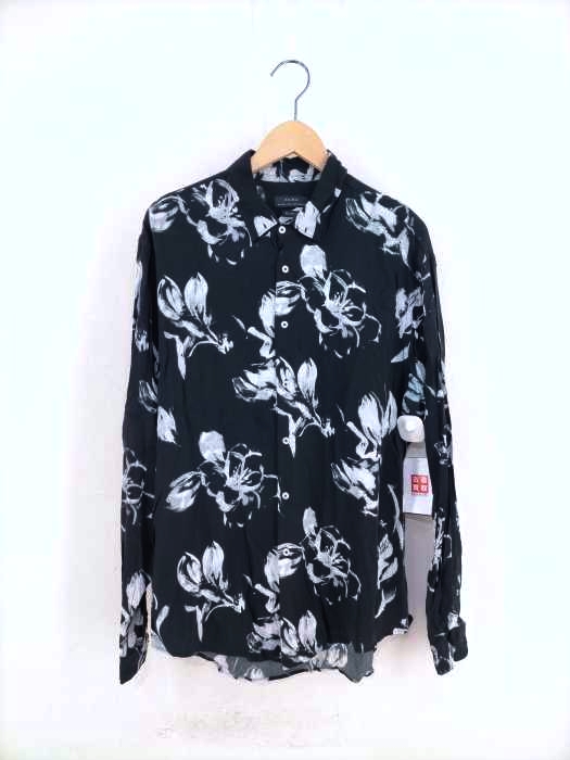 ZARA(ザラ) 総柄レーヨンシャツ メンズ トップス
