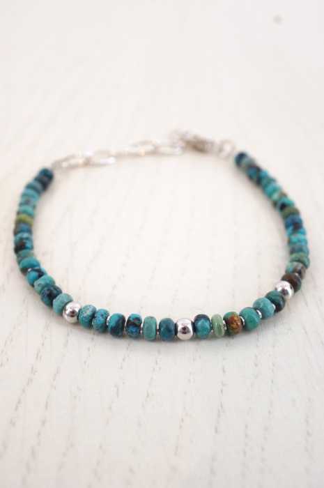 SYMPATHY OF SOUL () ターコイズビーズブレスレット メンズ アクセサリー