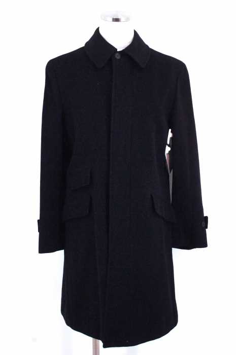 BURBERRY BLACK LABEL (バーバリーブラックレーベル) カシミヤ混ステンカラーコート メンズ アウター