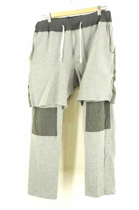 SASQUATCHfabrix. （サスクワァッチファブリックス） 11AW レイヤードスウェットイージーパンツ メンズ パンツ