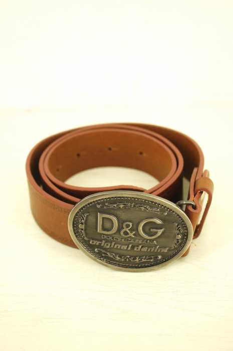 D&G （ディーアンドジー） レザーベルト メンズ ファッション雑貨
