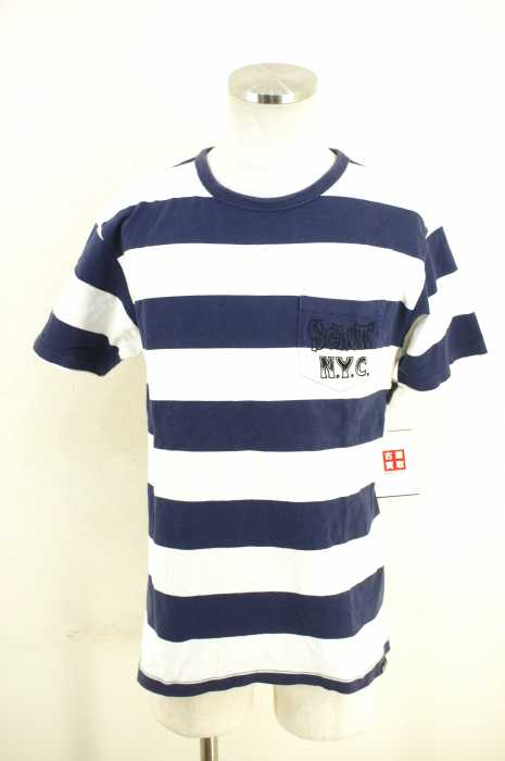 Schott （ショット） ボーダーポケットTシャツ メンズ トップス