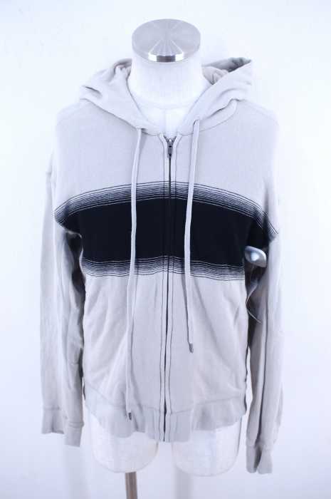 LAD MUSICIAN （ラッドミュージシャン） RAYON LOOP BACK CLOTH BORDER ジップパーカー メンズ トップス