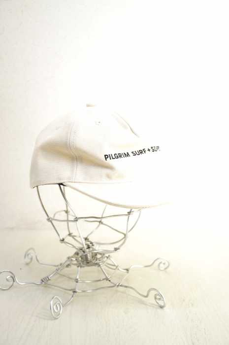 PILGRIM SURF + SUPPLY　（ピルグリムサーフプラスサプライ） Canvas Emboss Letter Cap メンズ 帽子
