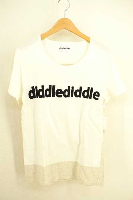 diddlediddle (ディドゥルディドゥル) 切替ロゴプリントクルーネックTee メンズ トップス