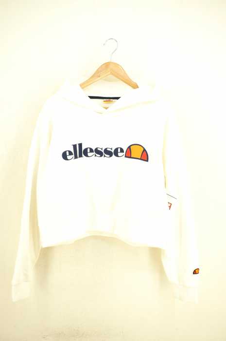 ellesse（エレッセ） ロゴプリントプルオーバーパーカー レディース トップス