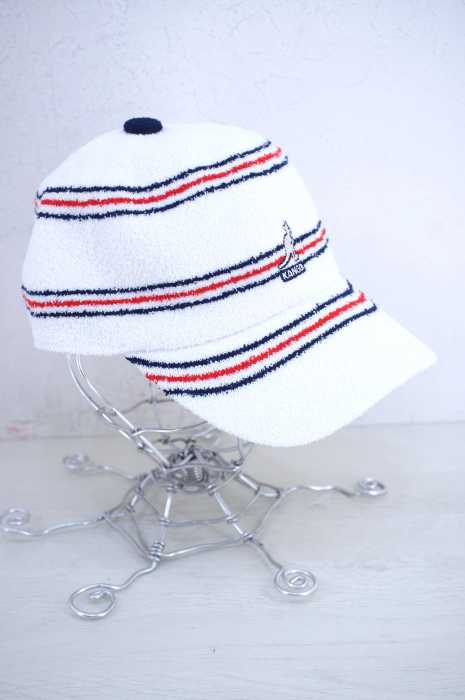 KANGOL × Fred Segal （カンゴール フレッドシーガル） 19SS STRIPE BERMUDA ADJ SPACECAP メンズ 帽子