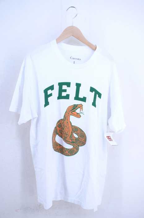 Carrots × FELT(キャロッツ フェルト) Snake TEE メンズ トップス