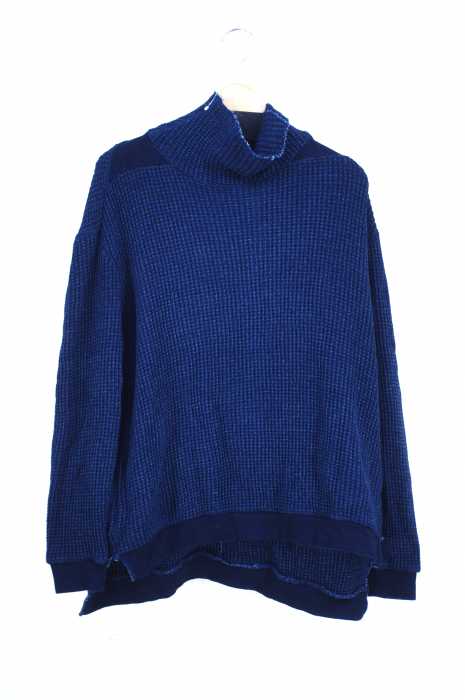 Leh(レー) Beatnik Turtle Sweater Indigo ビートニク タートルセーター サーマル メンズ トップス