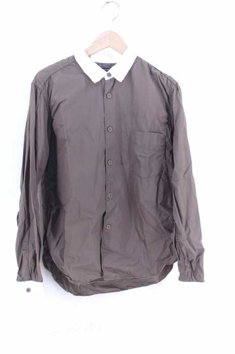 COMME des GARCONS HOMME (コムデギャルソンオム) AD2009 10SS 襟切替シャツ メンズ トップス