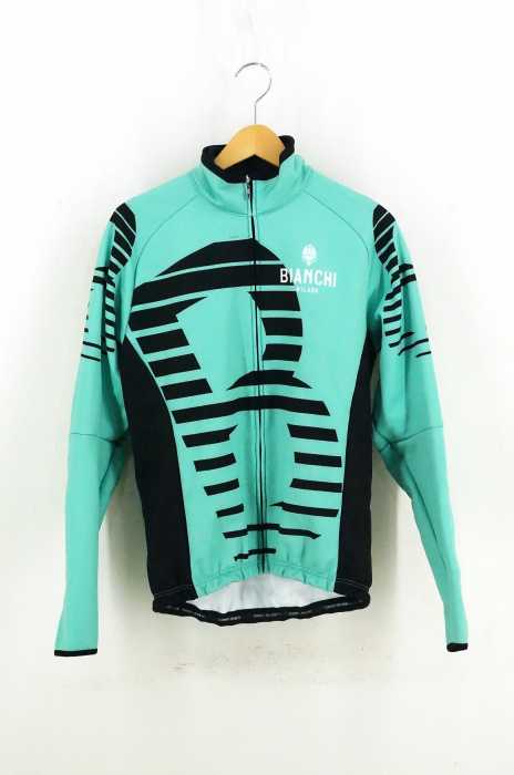 Bianchi サイクルジャージ Mサイズ ストライプ ビアンキ サイクル