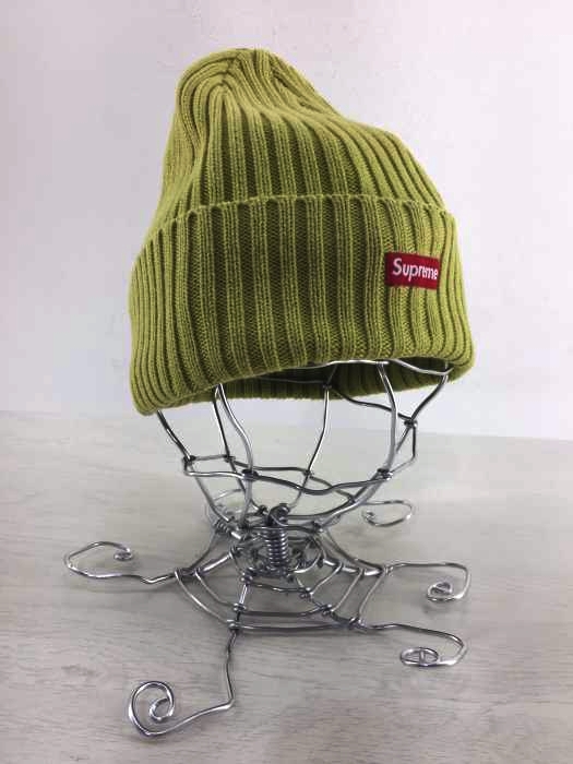 Supreme（シュプリーム） Overdyed Ribbed Beanie　スモールロゴ　ビーニー メンズ 帽子