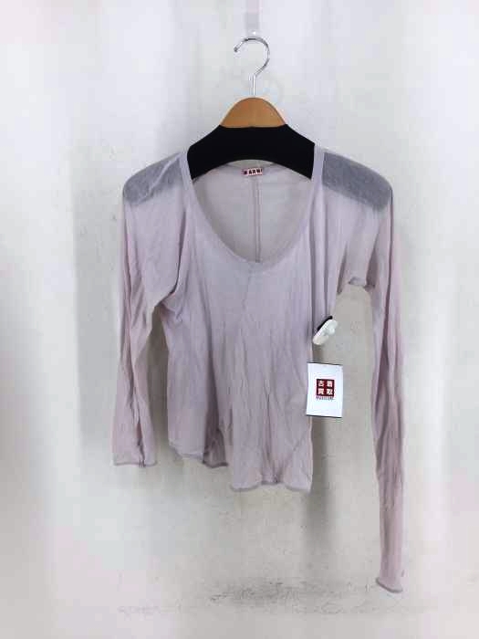 MARNI（マルニ） コットン　Uネックカットソー レディース トップス